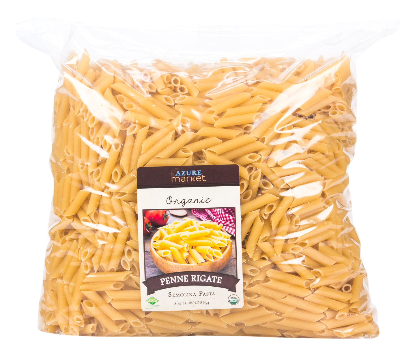 Penne Rigate, Semolina, Organic