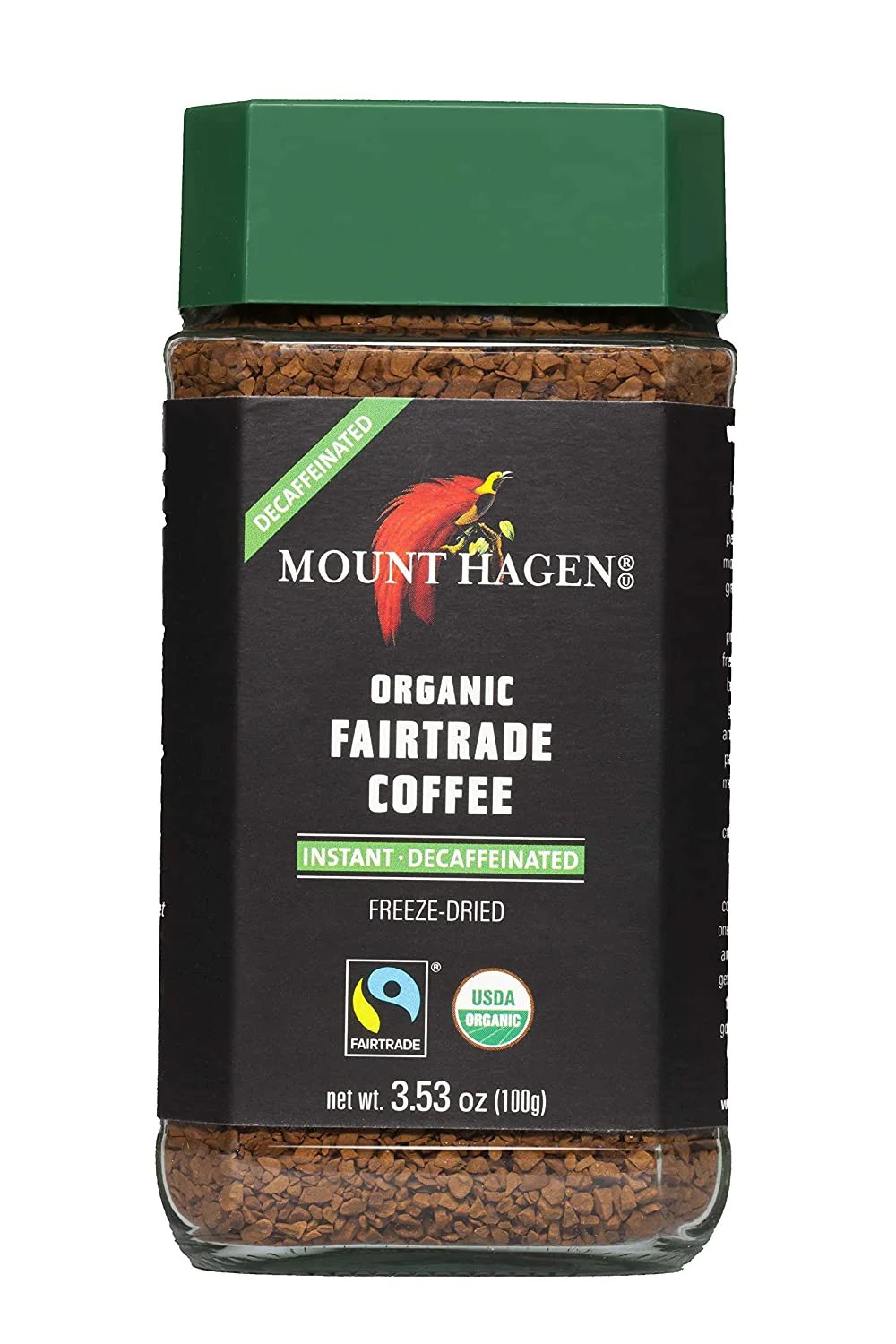 Instant Coffee, Freeze-Dried, Decaf, Organic