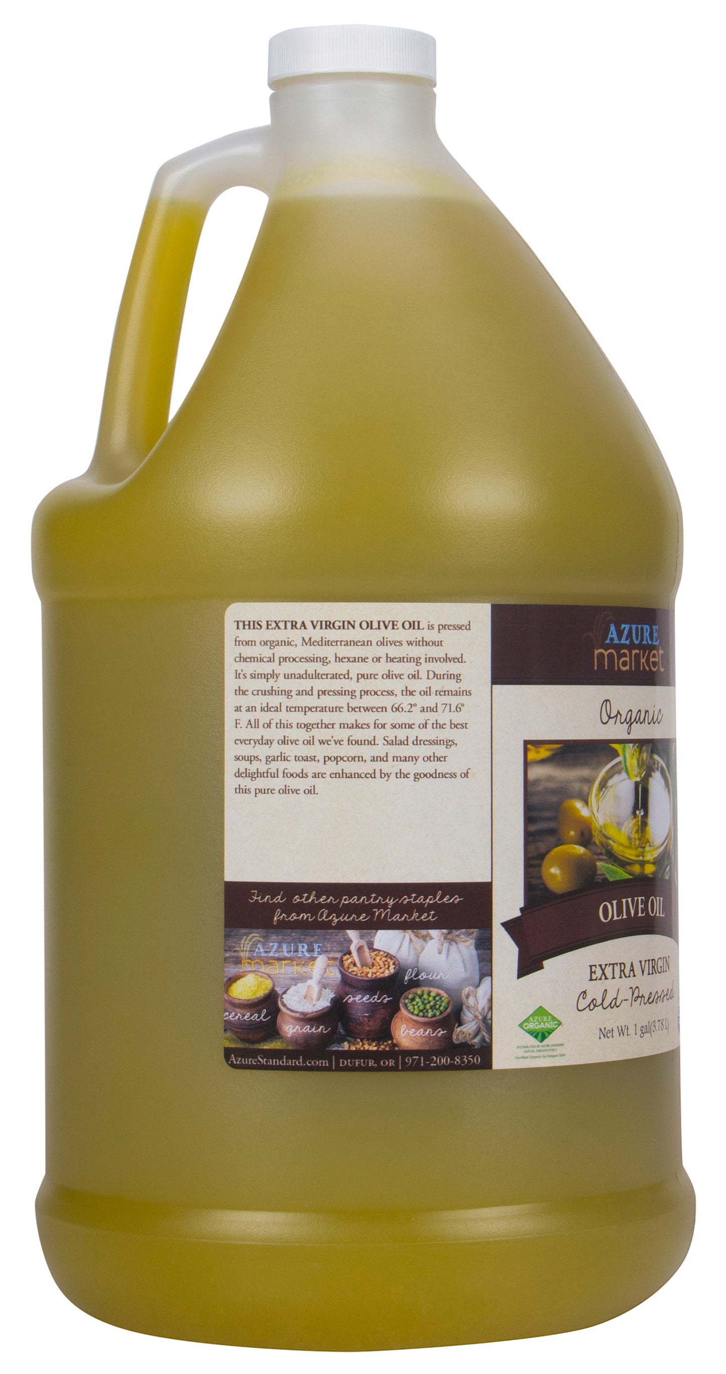 Olive Oil, Extra Virgin, Cold Pressed, Organic