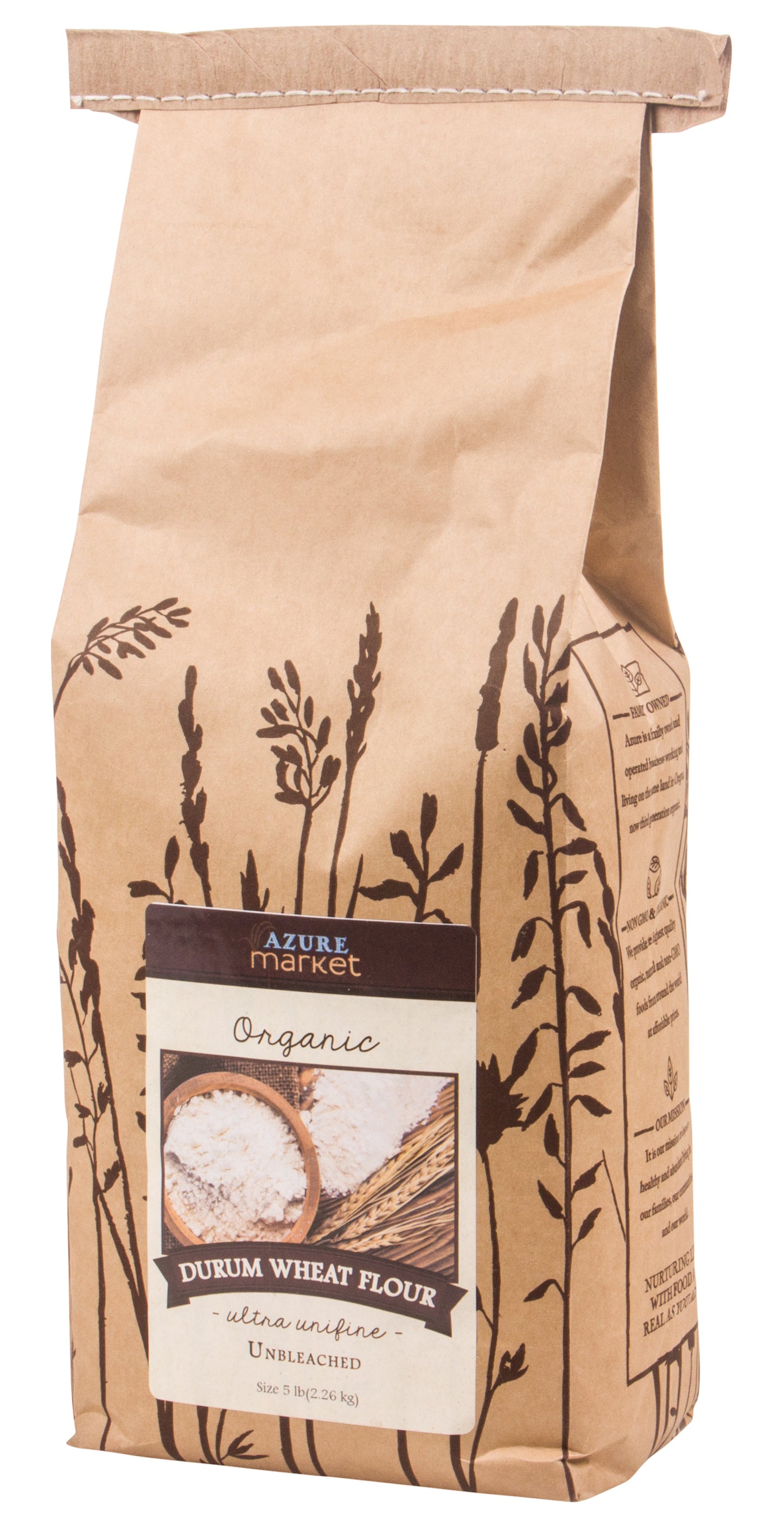 Semolina (Durum Wheat) Flour, Ultra-Unifine, Organic