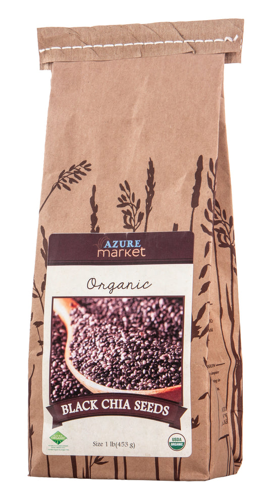 Chia Seeds, Whole, Black, Organic