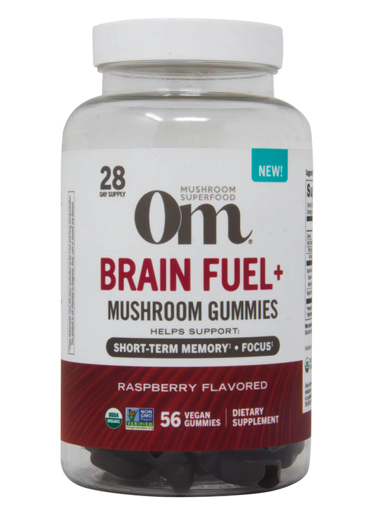 Mushroom Gummies, Brain Fuel +