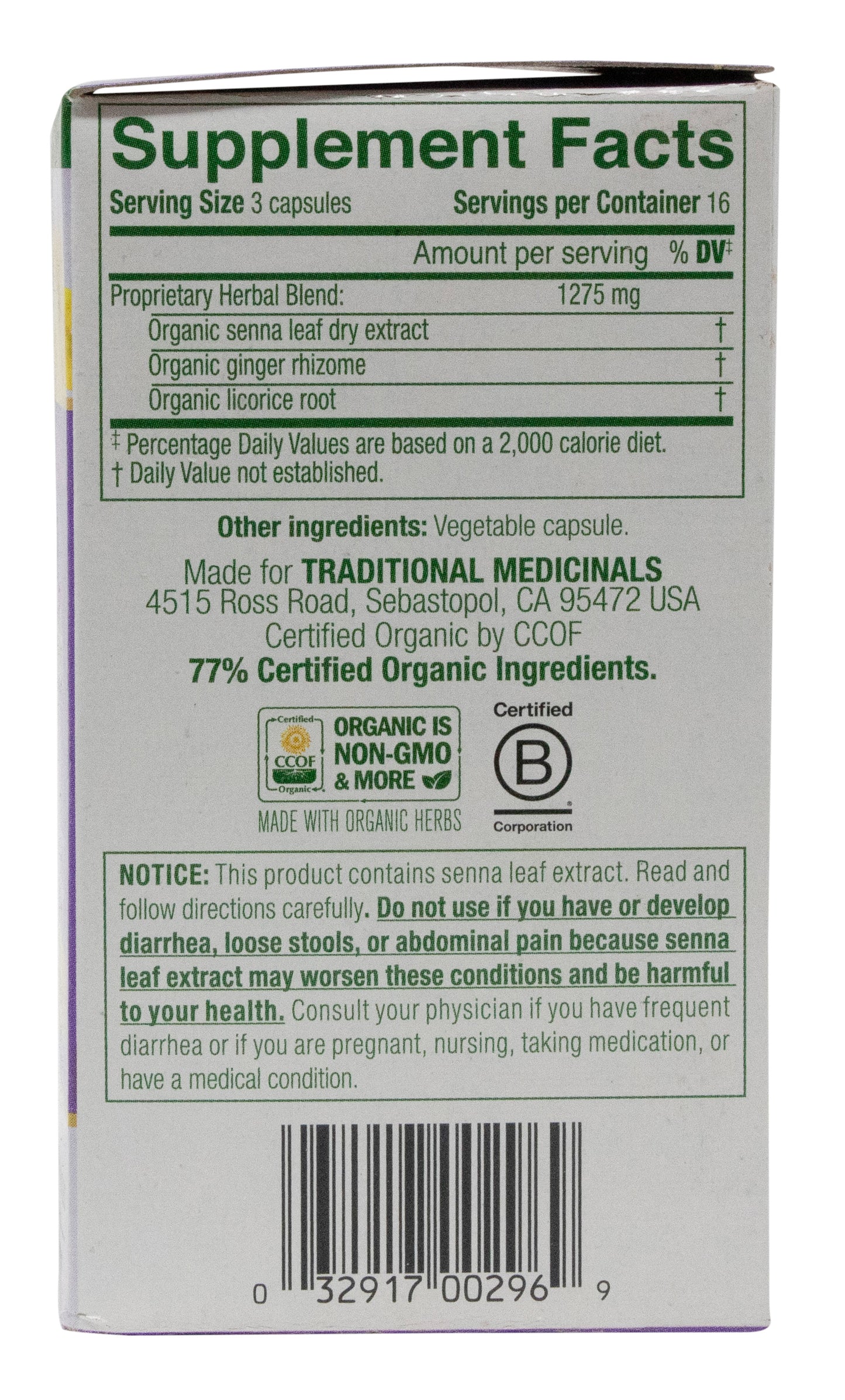 Smooth Move, Herbal Laxative