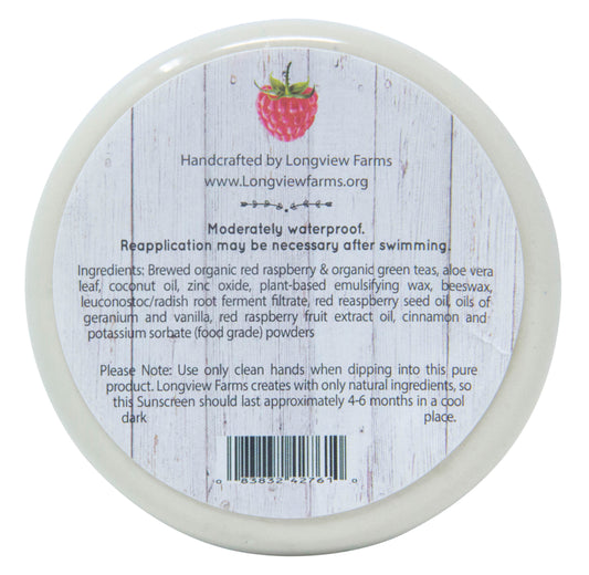 Raspberry Zinc Sunscreen