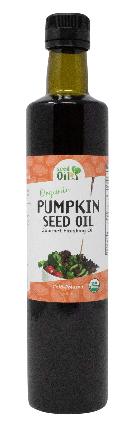 Pumpkin Seed Oil, Cold Pressed, Organic