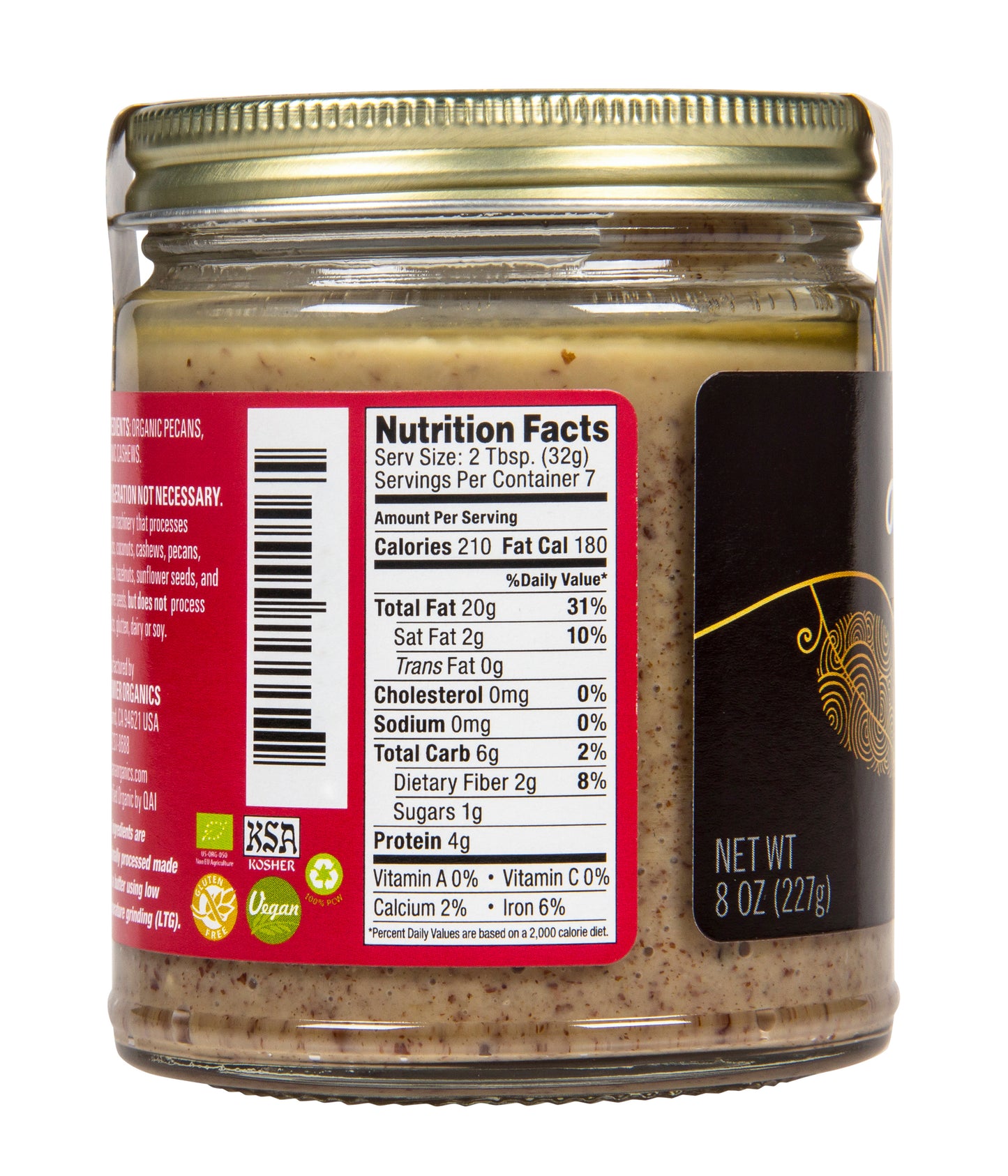 Pecan Butter, Raw, Organic