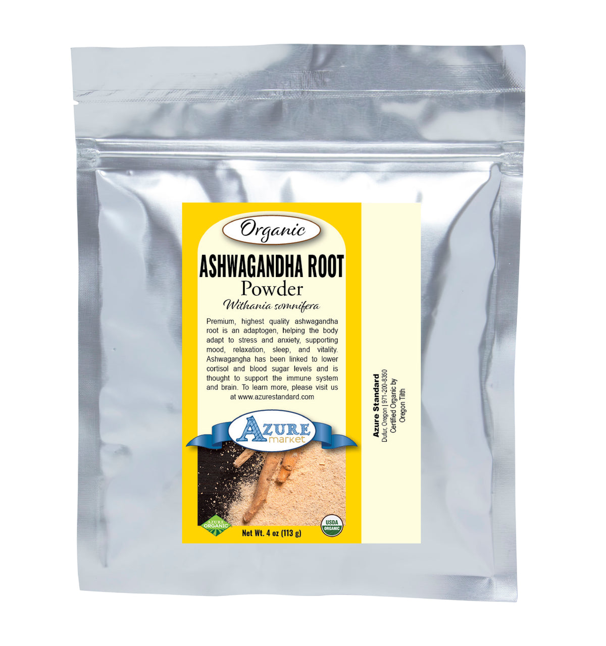 Ashwagandha Root, Powder, Organic