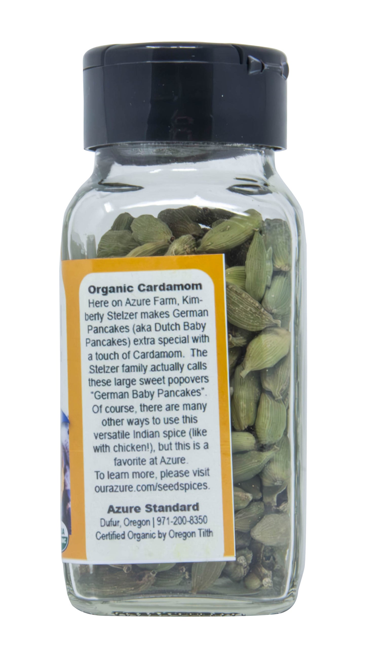 Cardamom Seeds, Whole Pods, Organic