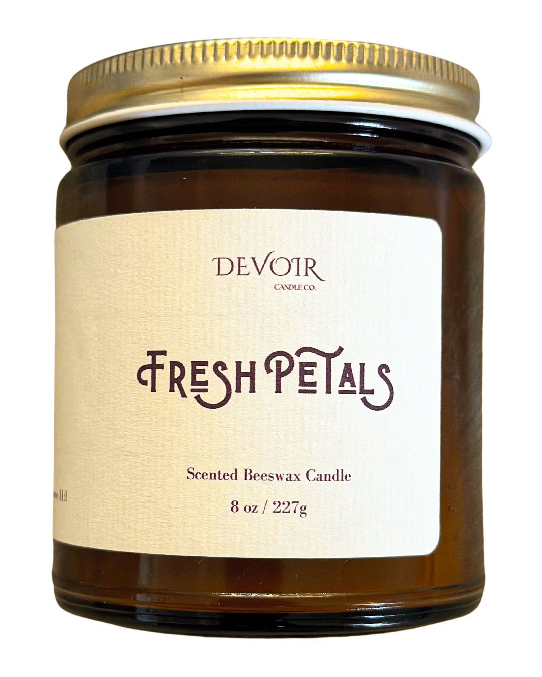 Beeswax Candle, Fresh Petals