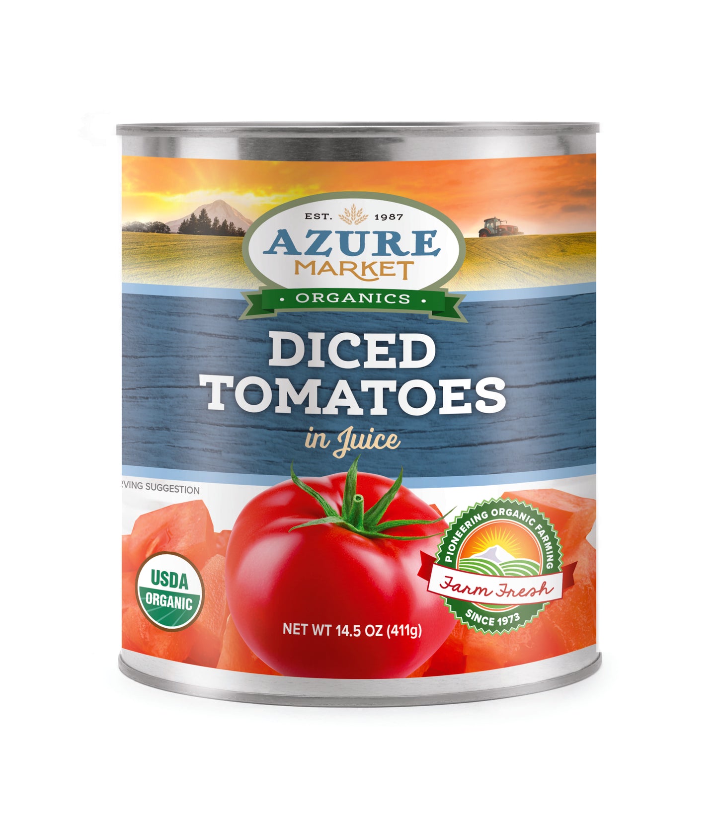 Diced Tomatoes in Juice, Organic