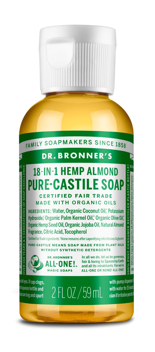 Hemp Almond Pure Castile Soap, Organic