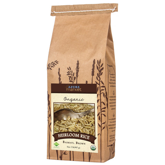 Rice, Heirloom Basmati Brown, Organic