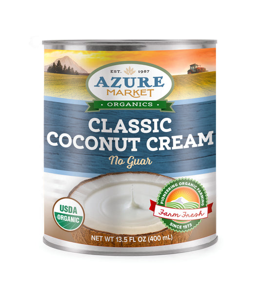 Coconut Cream, Classic, 22% Fat, No Guar, Organic