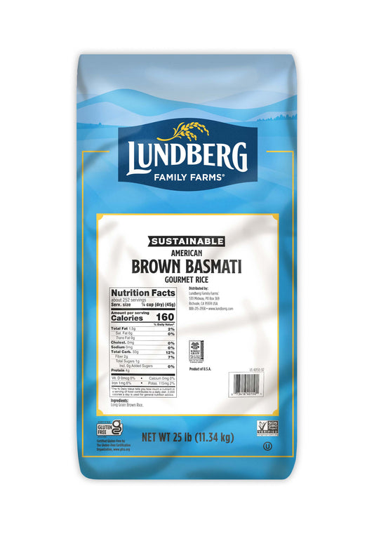 Rice, Basmati, Brown, Eco-Farmed, Gluten Free