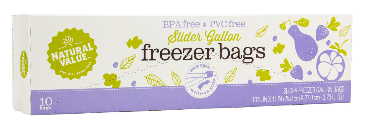 Slider Freezer Bags, Gallon size