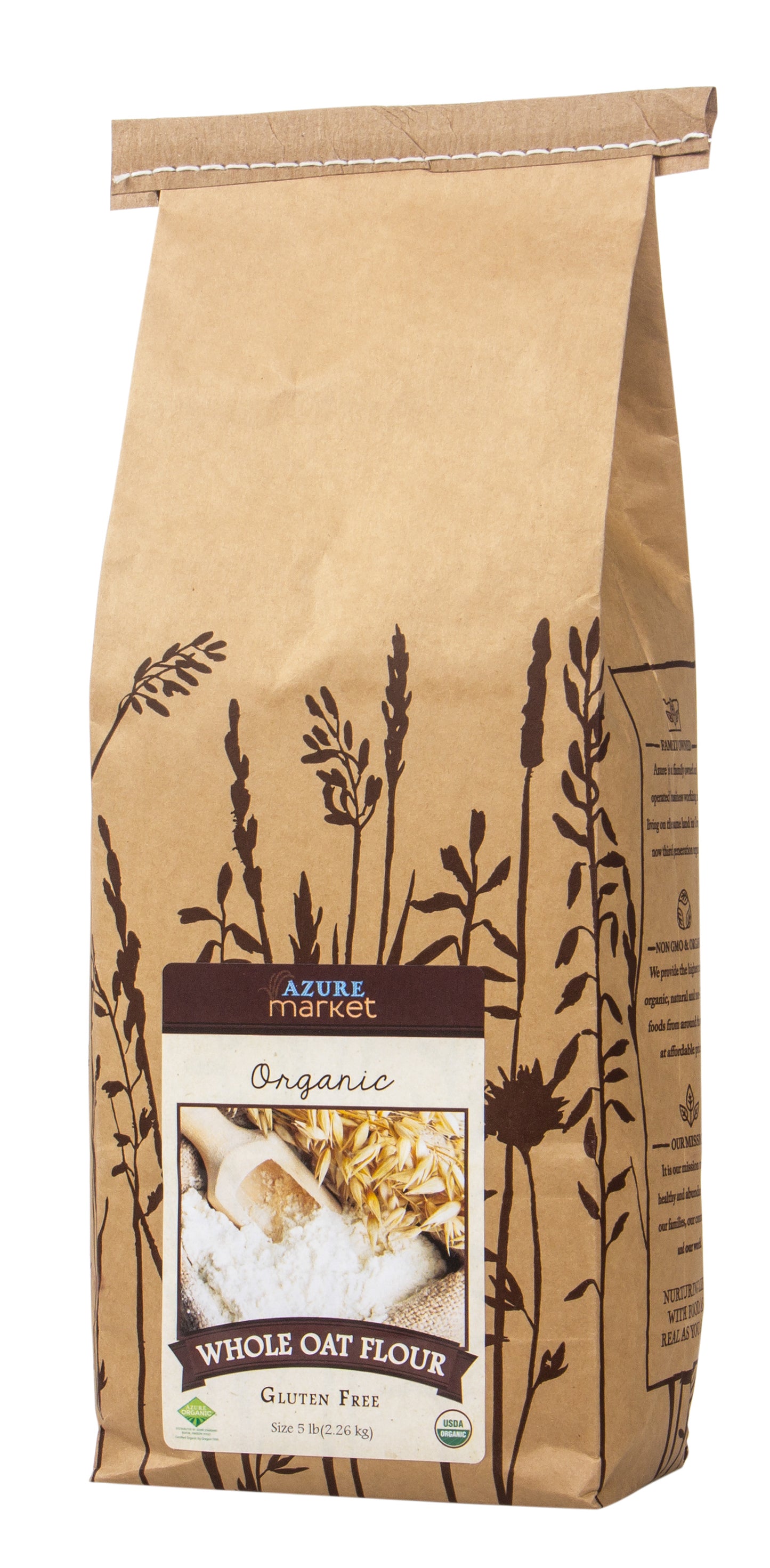 Oat Flour, Whole, GF, Organic