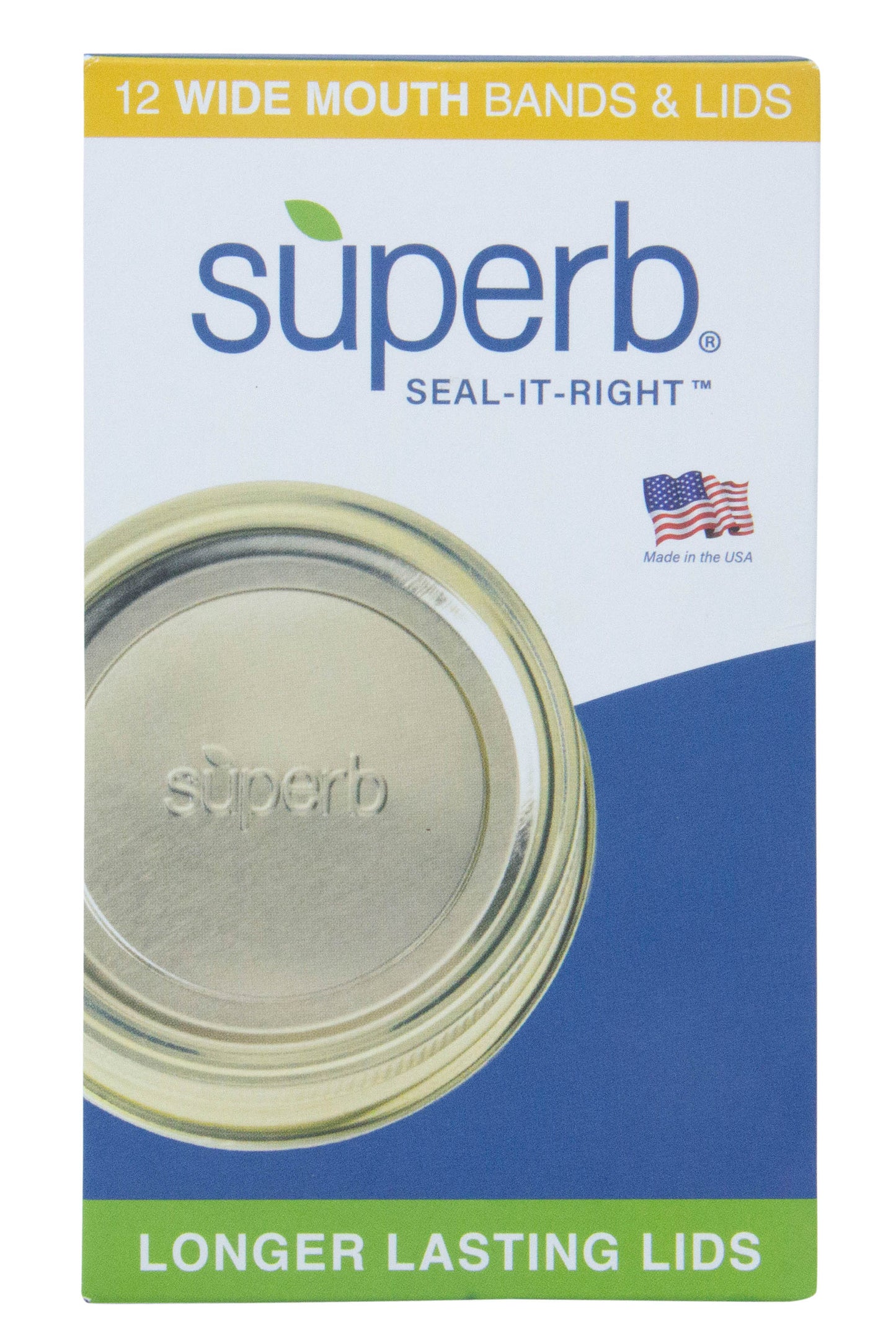 Canning Lids with Bands, Mason, Wide Mouth