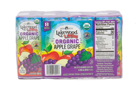 Littles Juice Box, Apple Grape, Organic