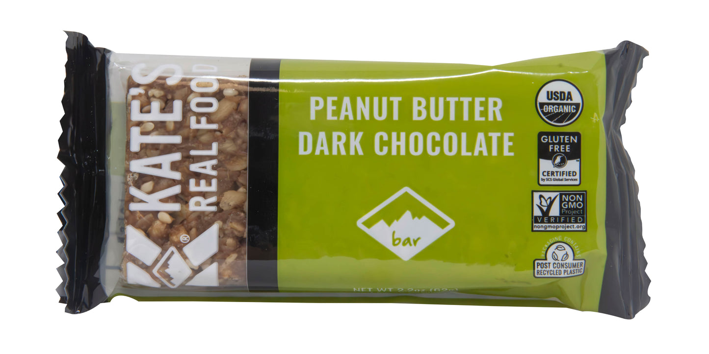 Energy Bar, Peanut Butter Dark Chocolate, Organic
