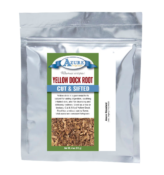 Yellow Dock Root, Cut & Sifted