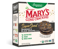 Crackers, Super Seed, Seaweed & Black Sesame, Organic