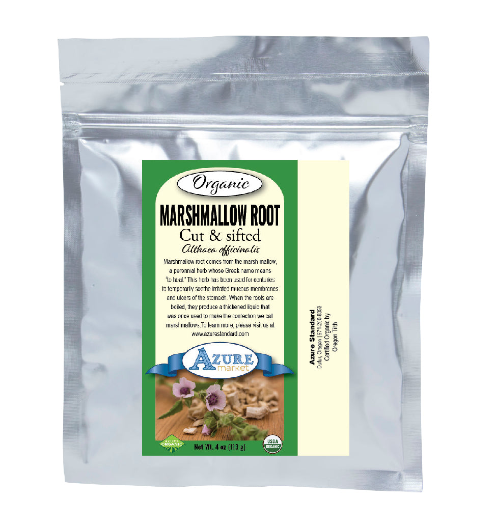 Marshmallow Root, Cut & Sifted, Organic