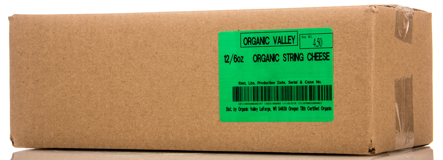 Stringles String Cheese, Pasteurized, Organic
