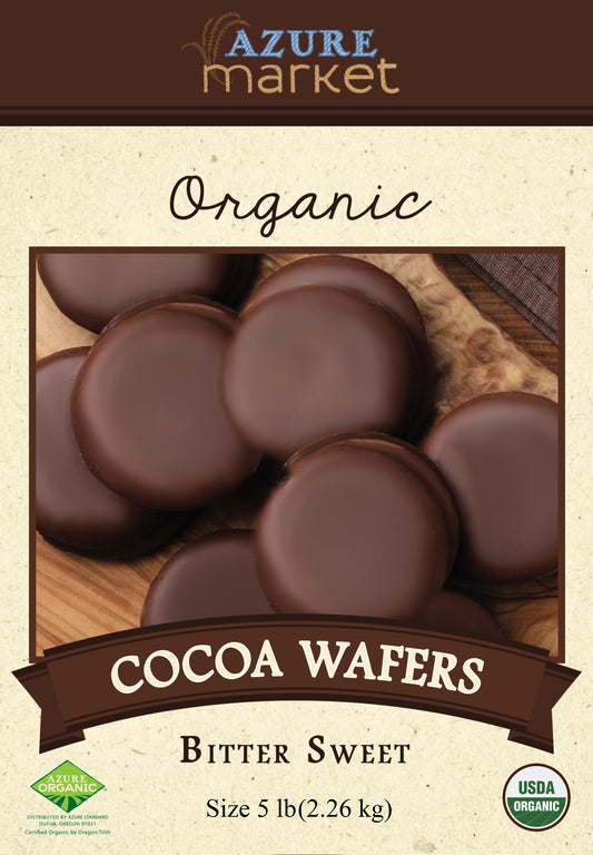 Cocoa Wafers, Bitter Sweet, Organic