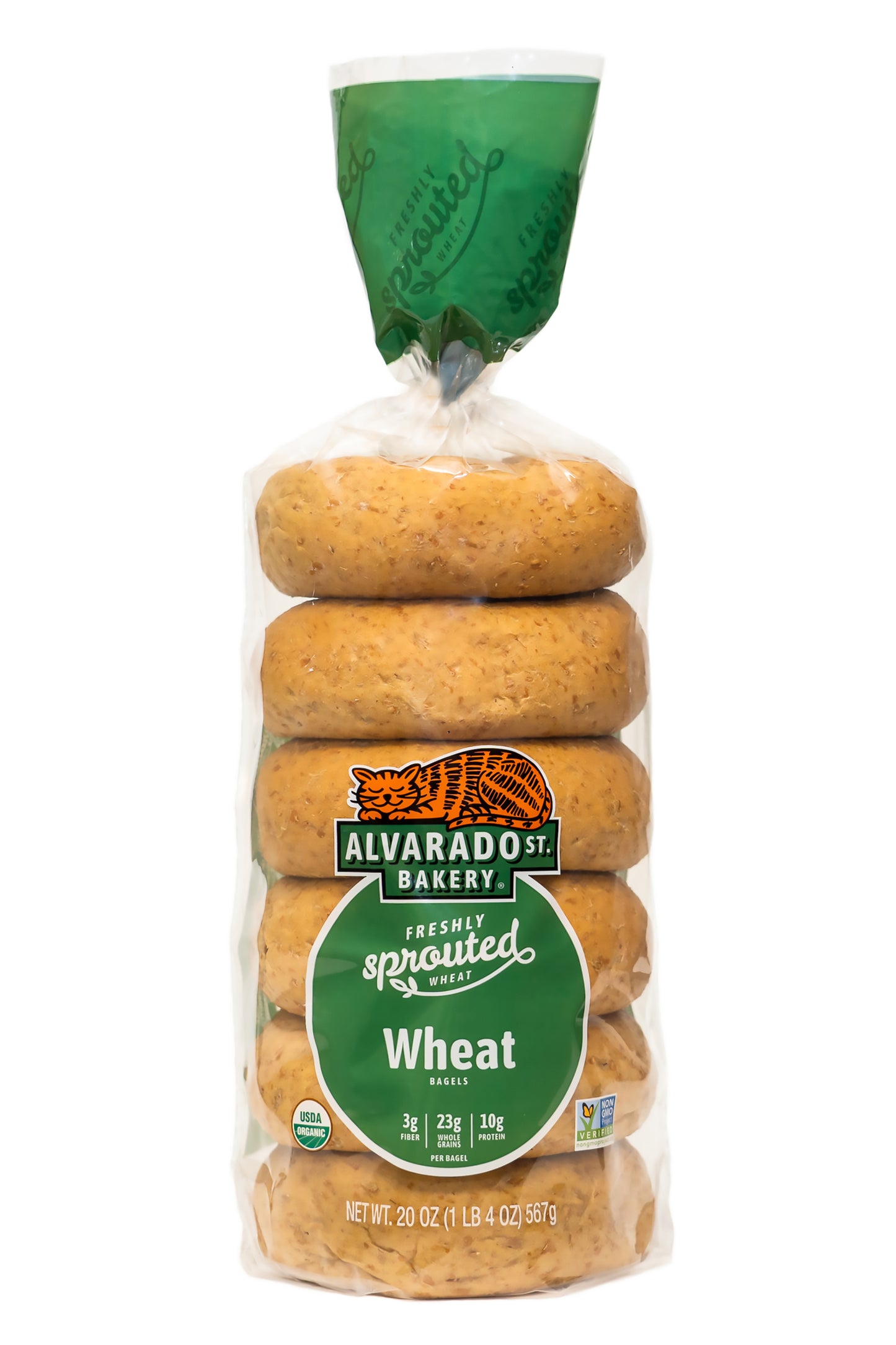 Sprouted Wheat Bagels, Frozen, Organic