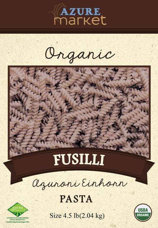 Fusilli Azuroni Einkorn Pasta, Organic