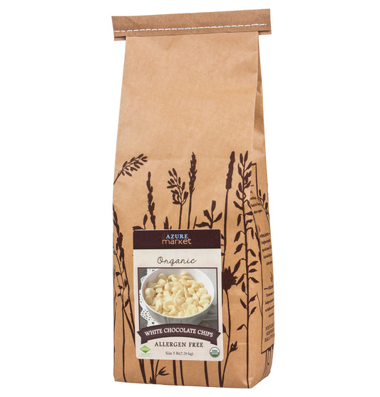 White Chocolate Chips, Allergen Free, Organic
