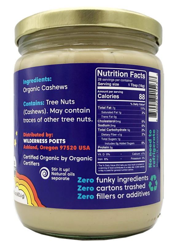 Cashew Milk & Cream Concentrate, Unsweetened, Organic