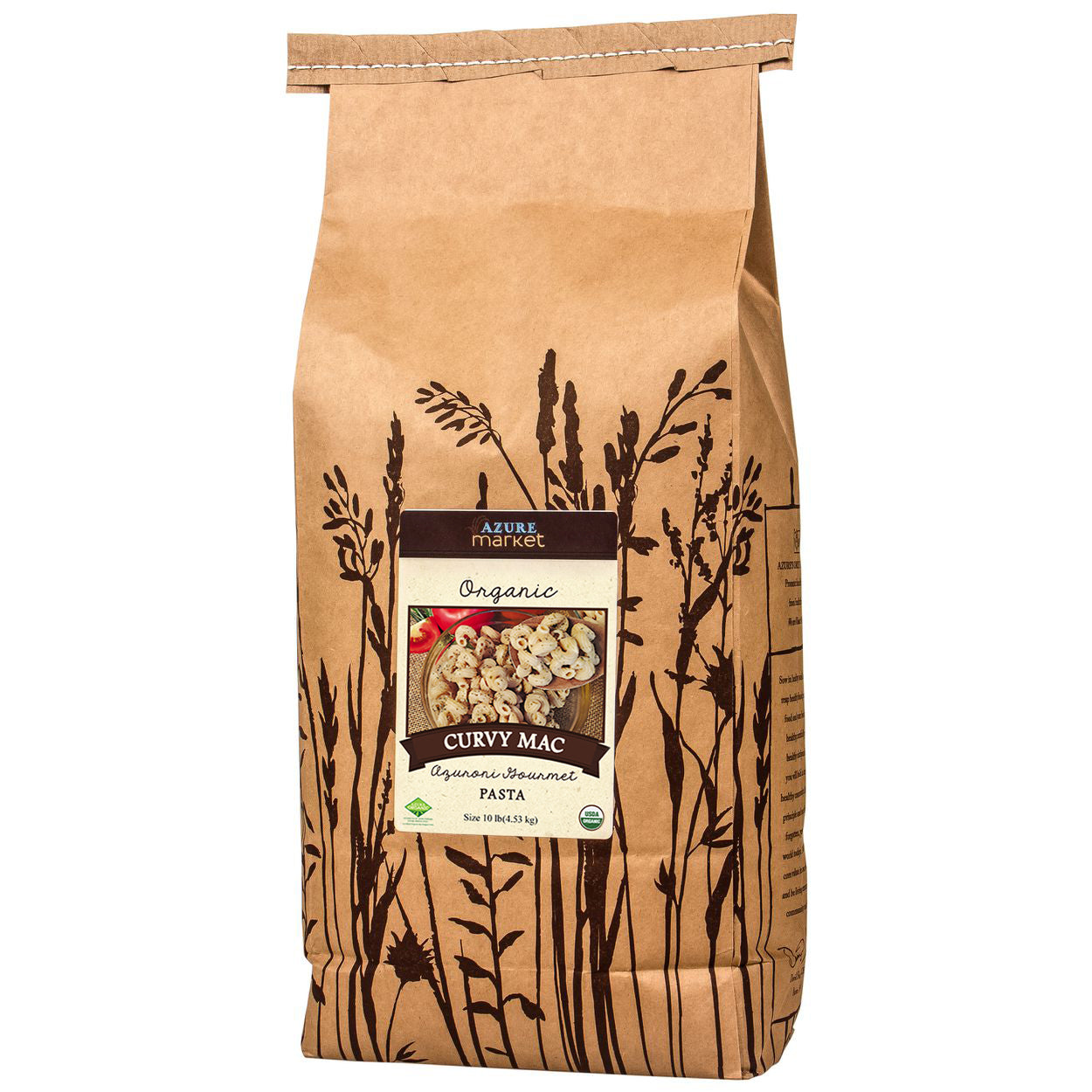 Curvy Mac Azuroni Gourmet Pasta, Organic