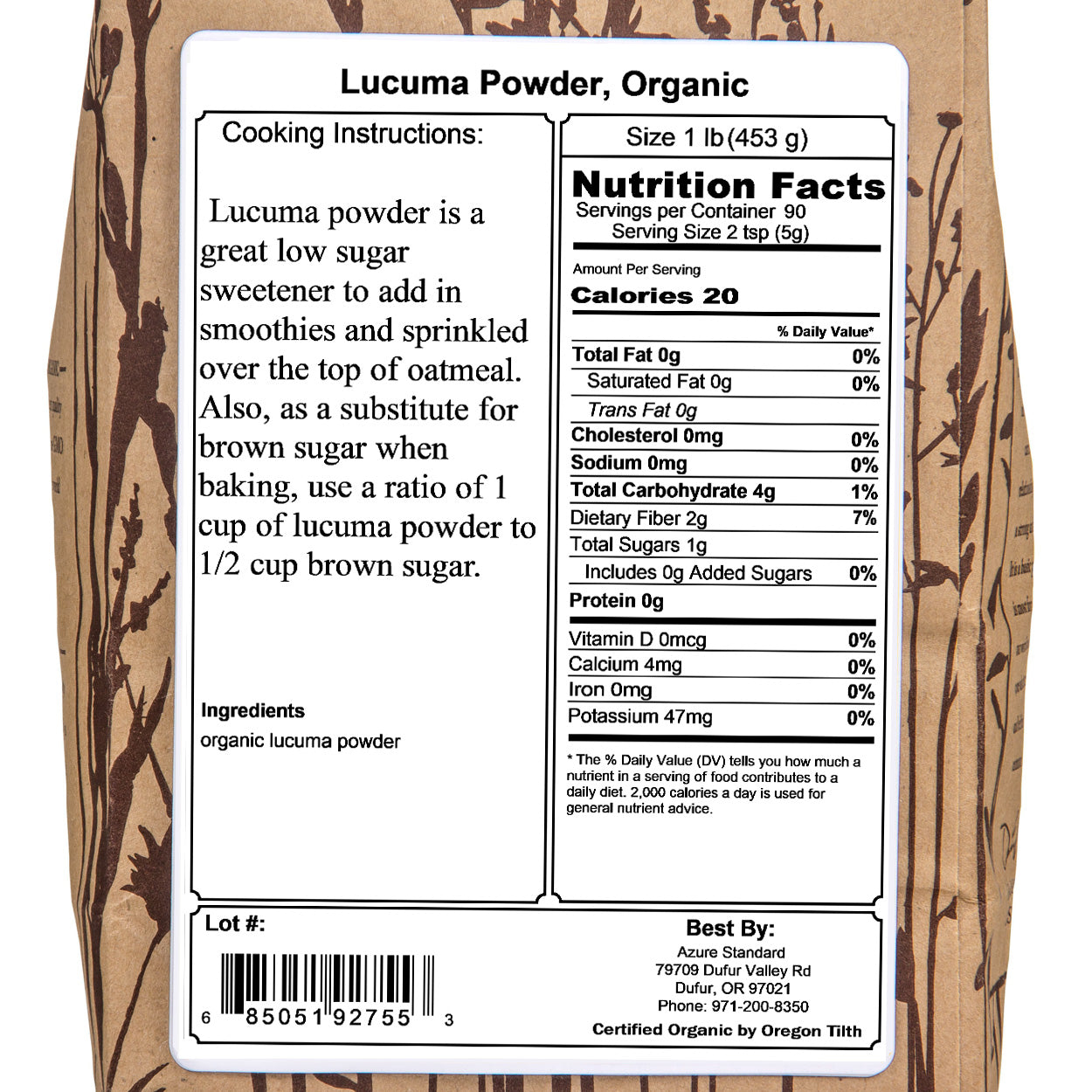 Lucuma Powder, Organic