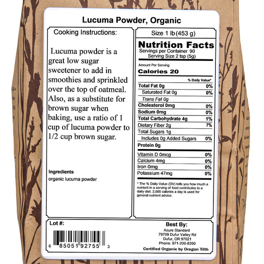 Lucuma Powder, Organic