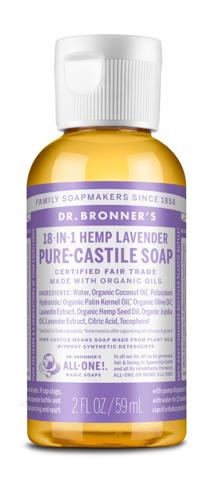 Lavender Pure Castile Soap, Organic