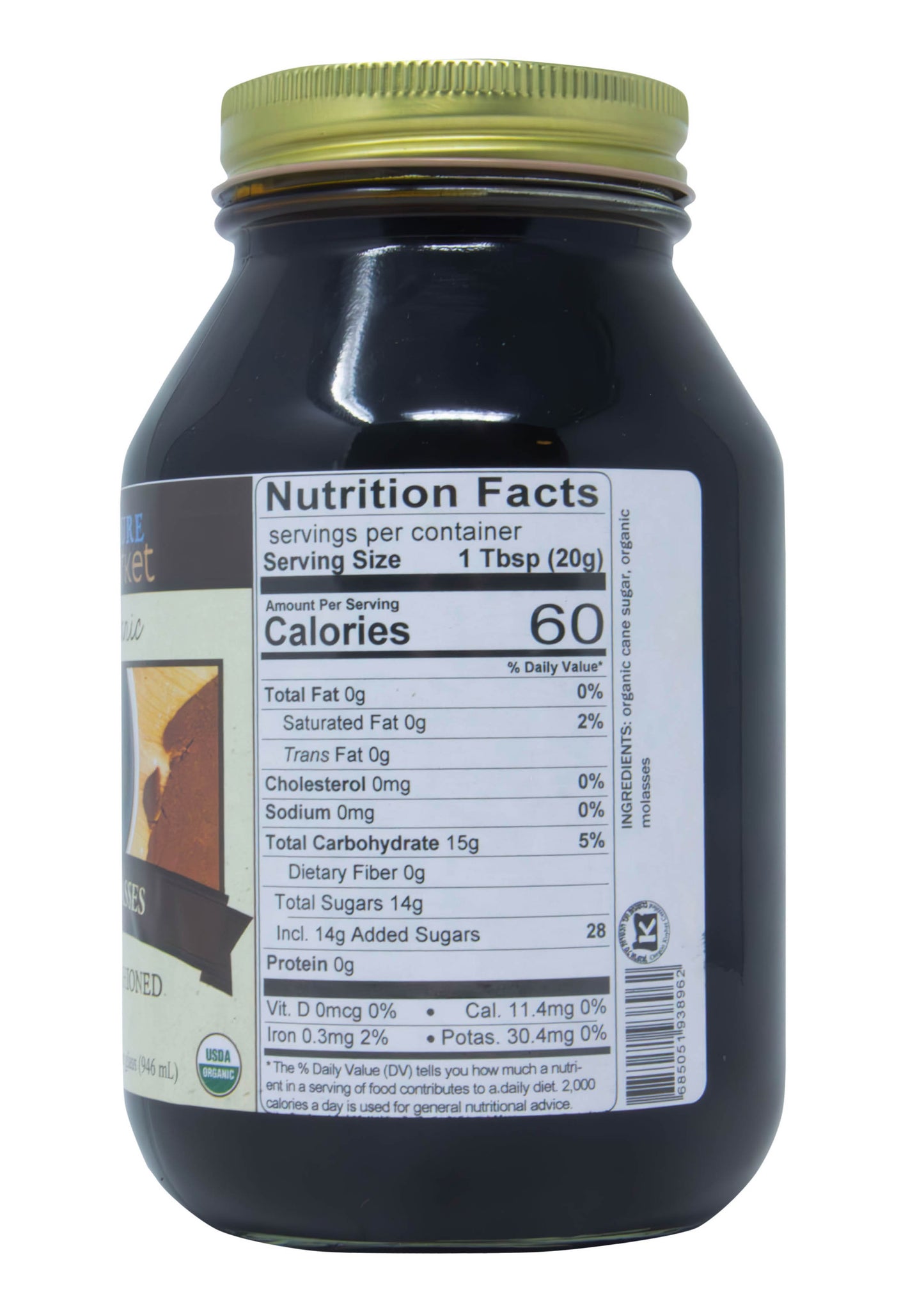 Molasses, Old-Fashioned, Organic