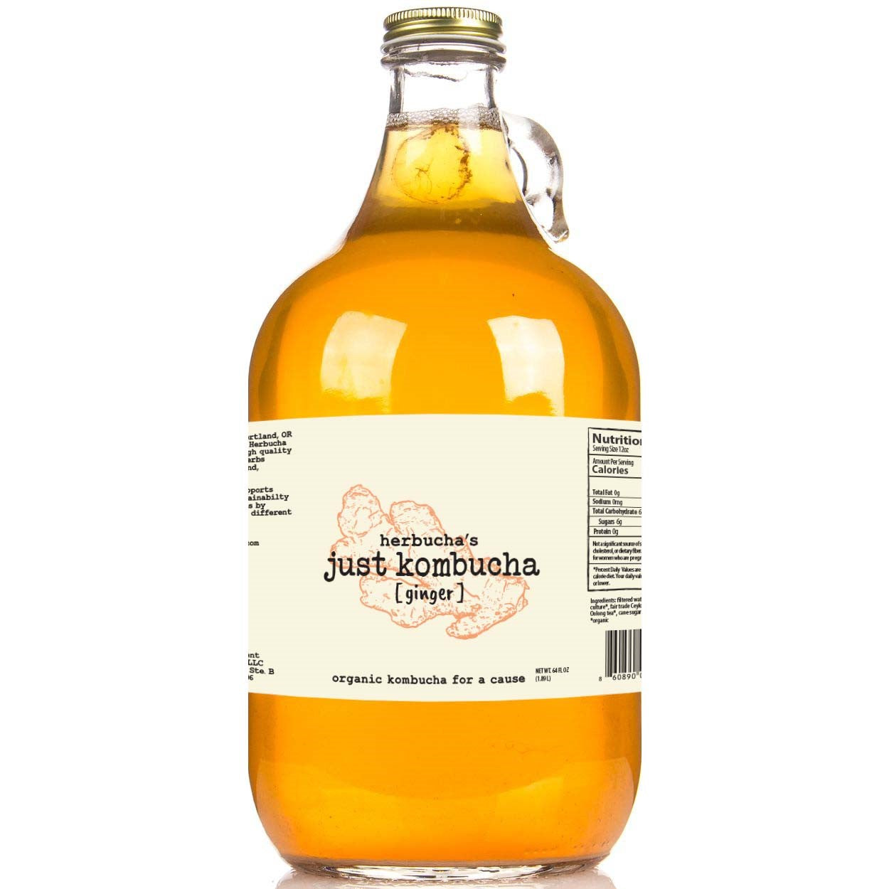 Kombucha, Ginger, Raw
