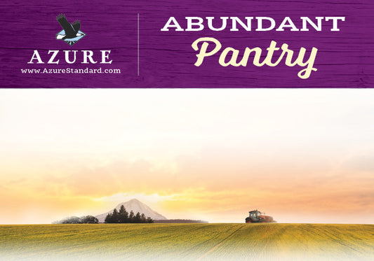 Azure Abundant Pantry Label, Large -  Purple (3.5x5)