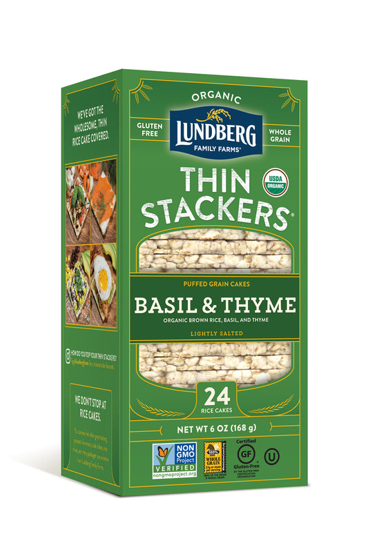 Thin Stackers, Basil Thyme, Organic