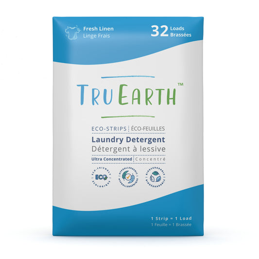 Laundry Detergent Eco-Strips, Fresh Linen