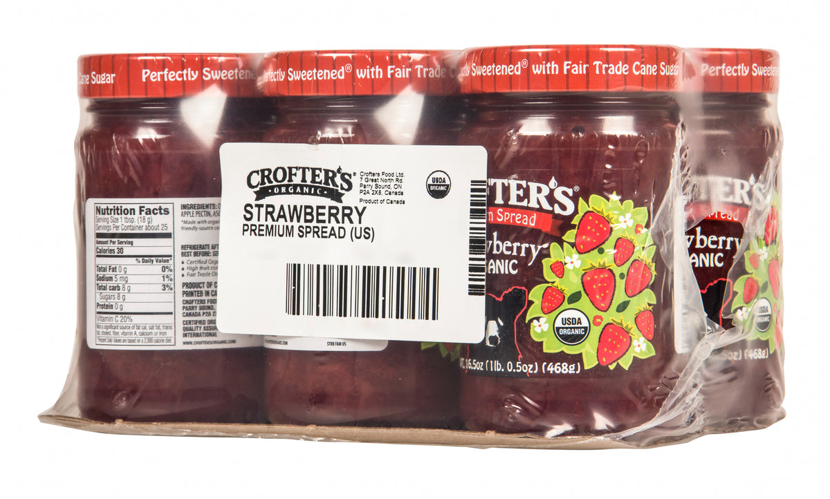 Strawberry Premium Spread, Organic
