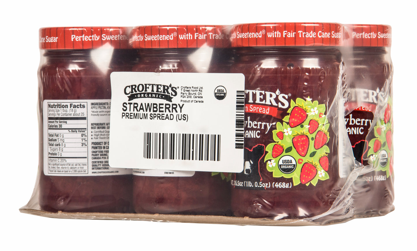 Strawberry Premium Spread, Organic