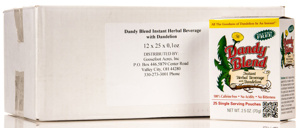 Instant Herbal Coffee Substitute with Dandelion