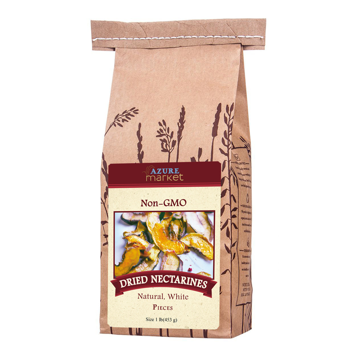 Nectarines White Pieces, Dried, Natural