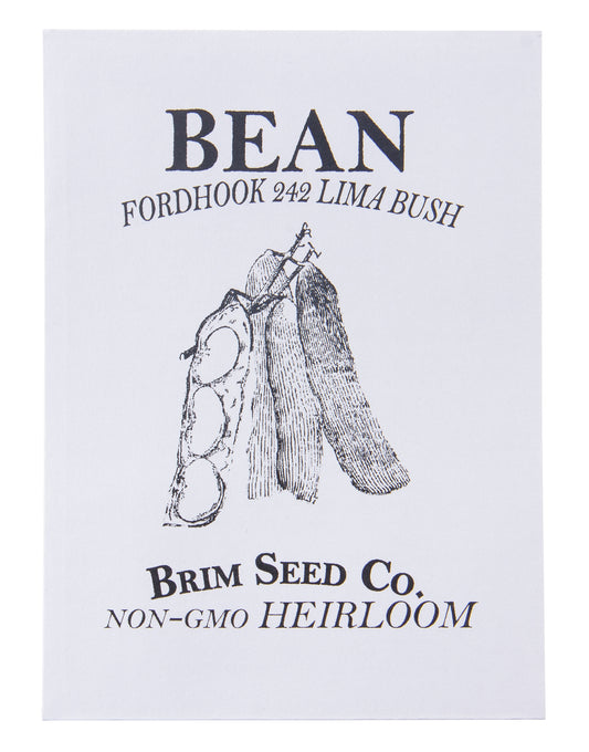 Bean, Fordhook 242, Lima Bush Heirloom Seed