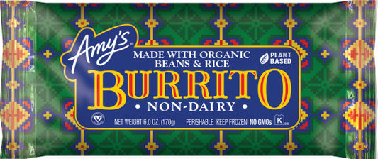 Bean & Rice Burrito, Frozen