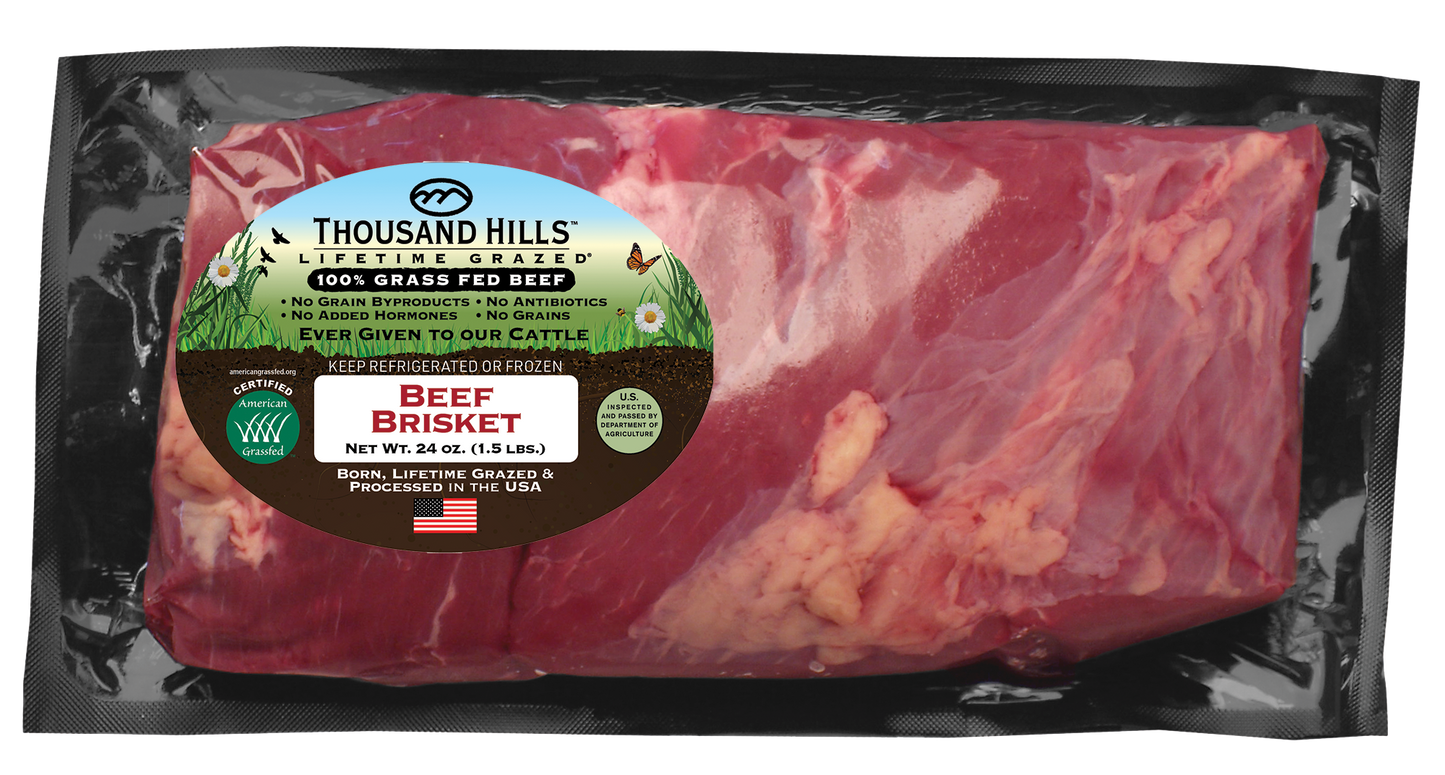 Beef Brisket, Grass-Fed, Frozen