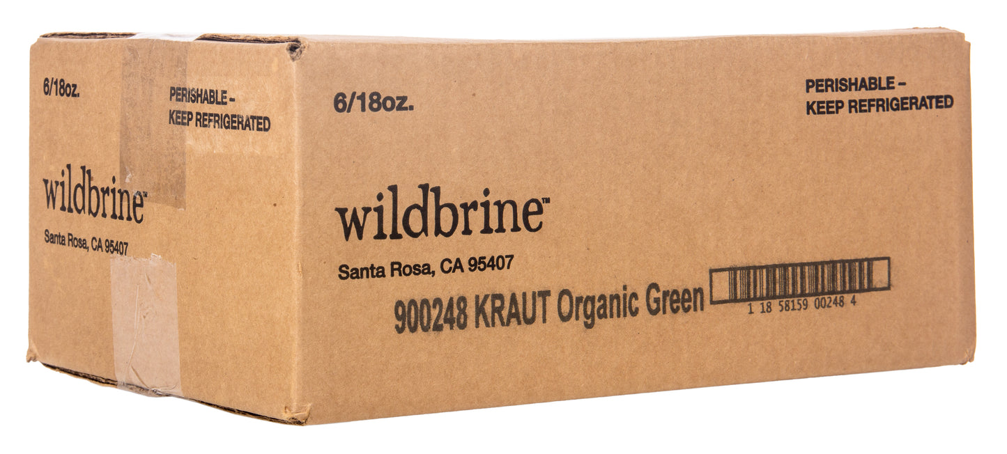 Sauerkraut, Raw, Probiotic, Green, Organic