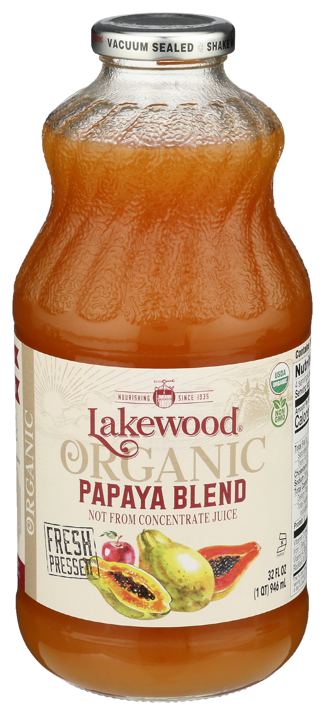 Papaya Blend Juice, Organic